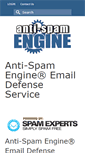 Mobile Screenshot of antispamengine.com