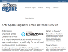 Tablet Screenshot of antispamengine.com